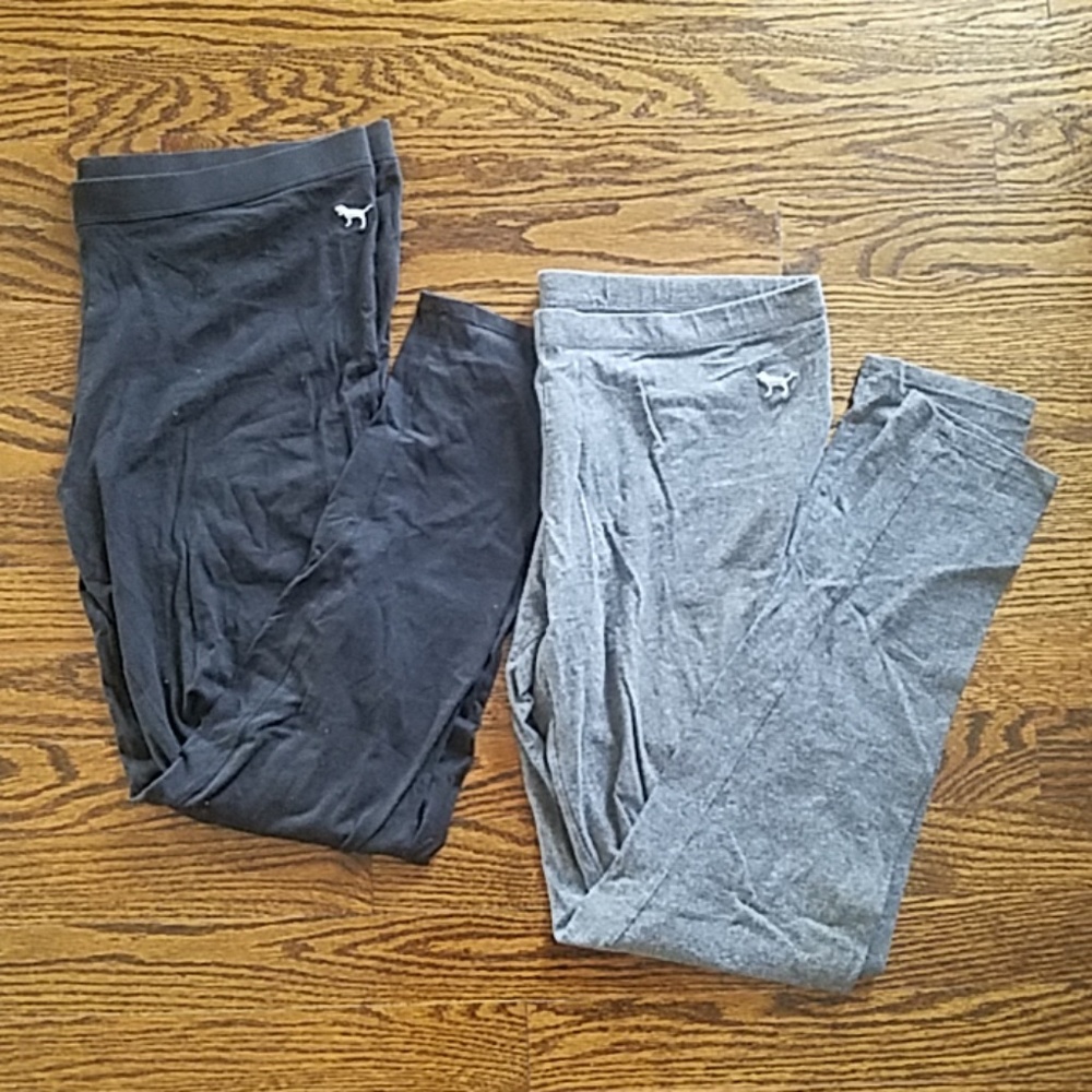 SET OF TWO Victoria's Secret Pink Leggings